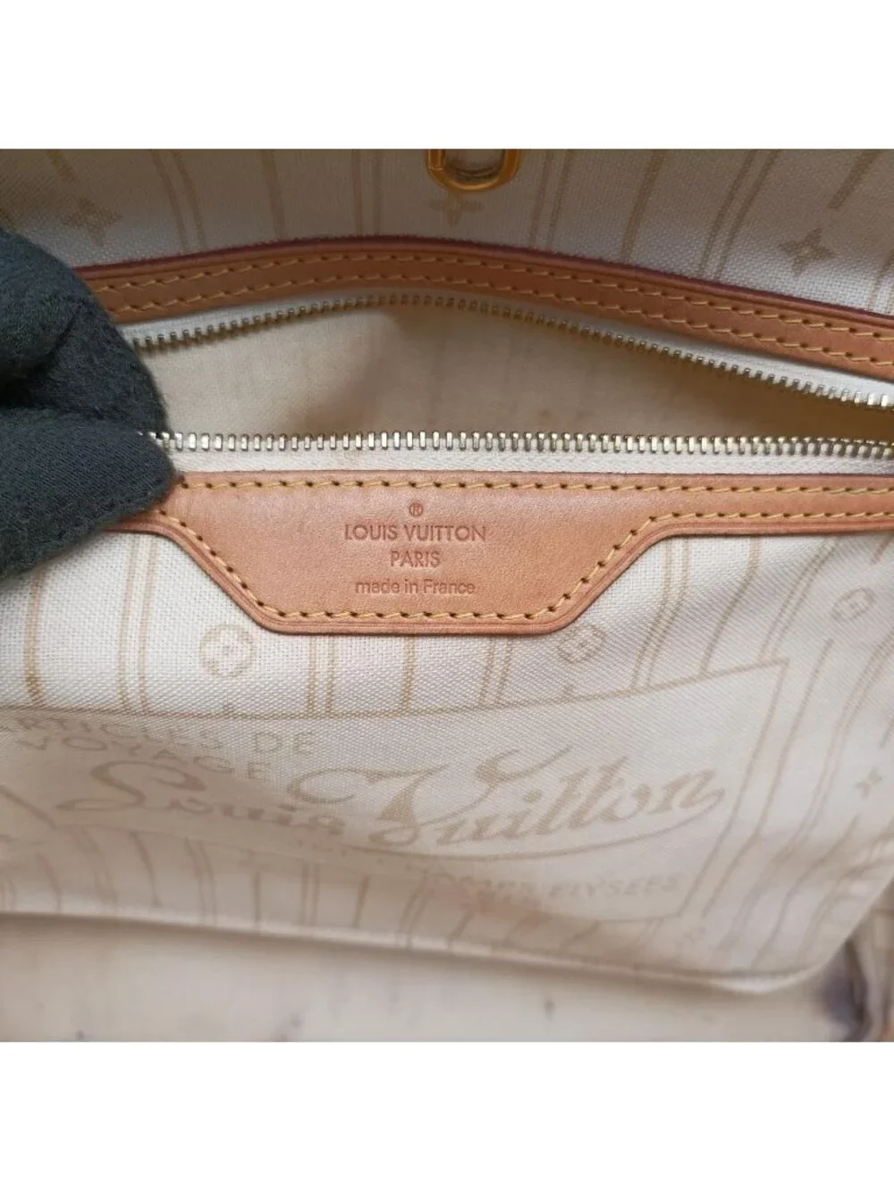 Louis Vuitton Neverfull MM Azur Damier Canvas - Picture 10 of 15
